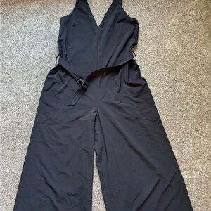 Athleta Black Wide-Leg Jumpsuit